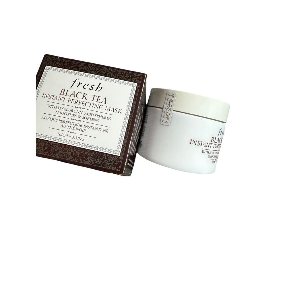 Fresh Black Tea Instant Perfecting Mask 3.3 oz 100ml Hyaluronic Acid NIB